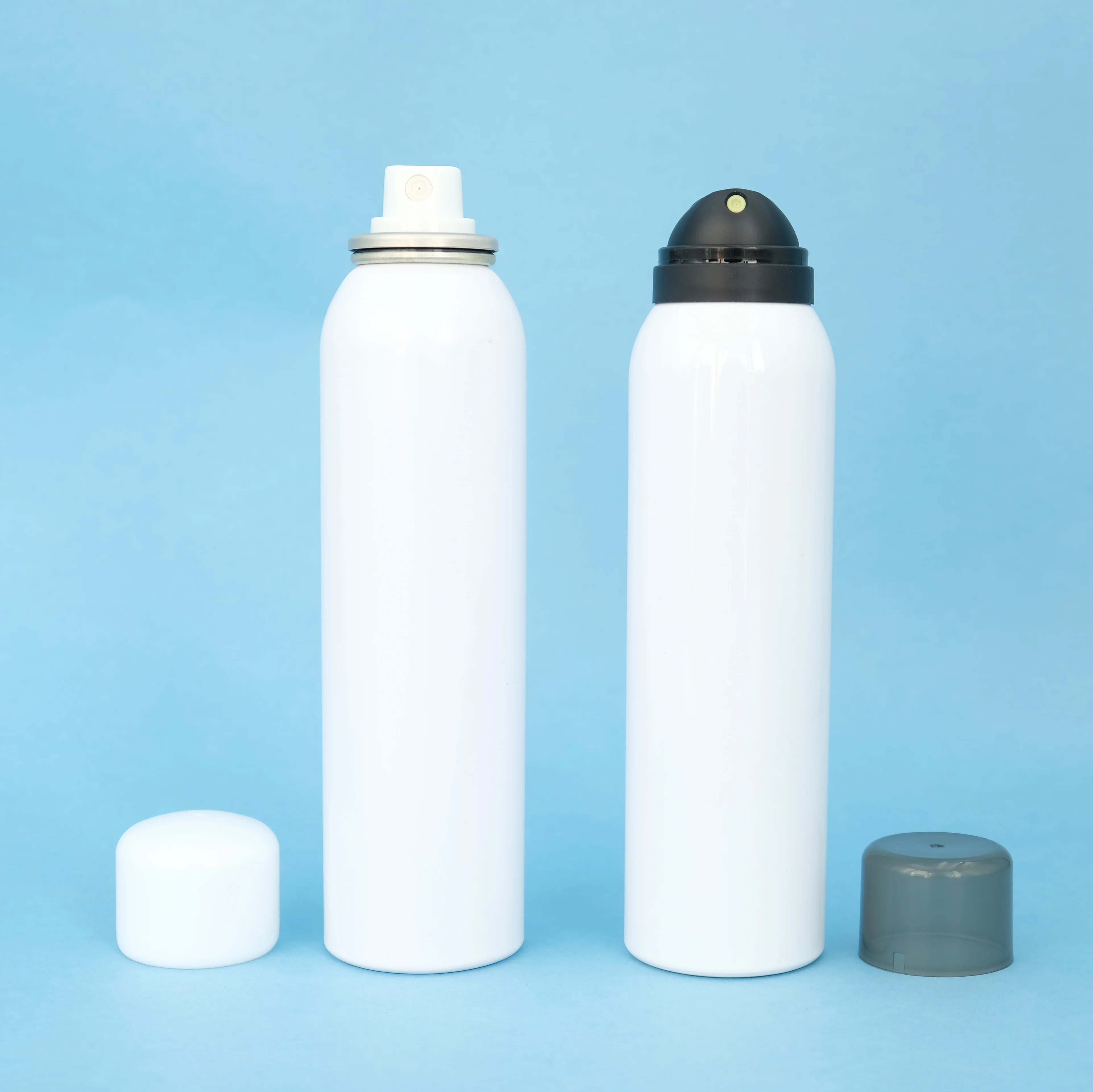 Empty 150ml Sunscreen Aluminum Aerosol Bottle Can with Bag On Valve Aerosol Can and Actuators
