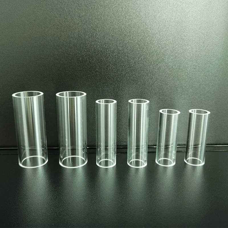 Transparent Cylinder High Transmittance Quartz glass Pipe High Purity Quartz Glass Tube