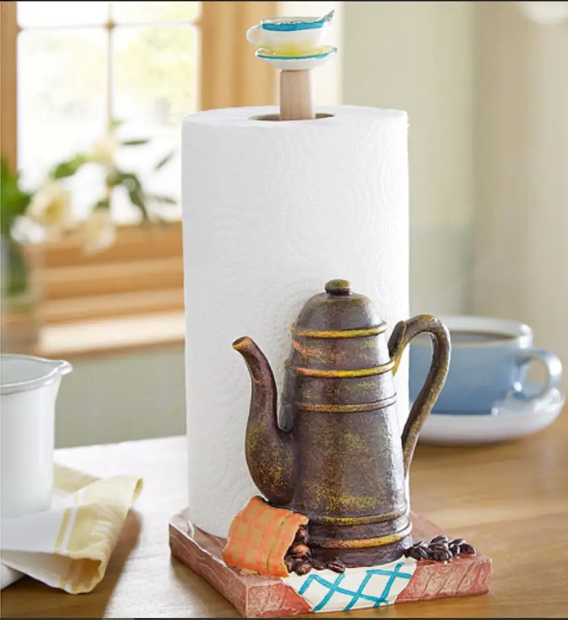 Resin Coffee Pot Tissue Holder kitchen Decoration
