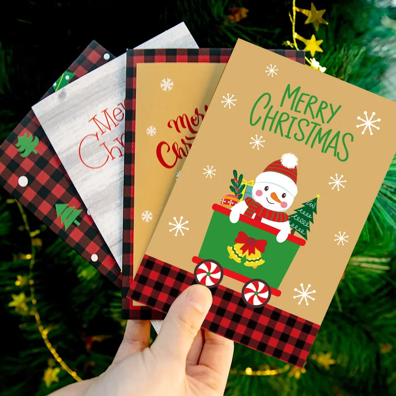 Christmas cards Amazon Santa Holiday  cards Christmas envelope stickers Gift cards 6 sets