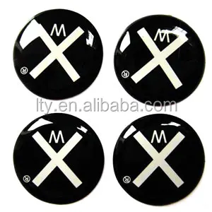 Customized Epoxy domed logo label stickers