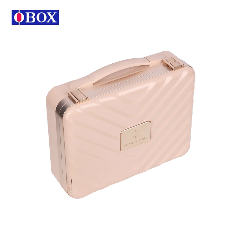 Hot Sale Luxury Customize Vanity Cosmetics Case Travel Organizer Make With LED Mirror Makeup  Beauty  Case