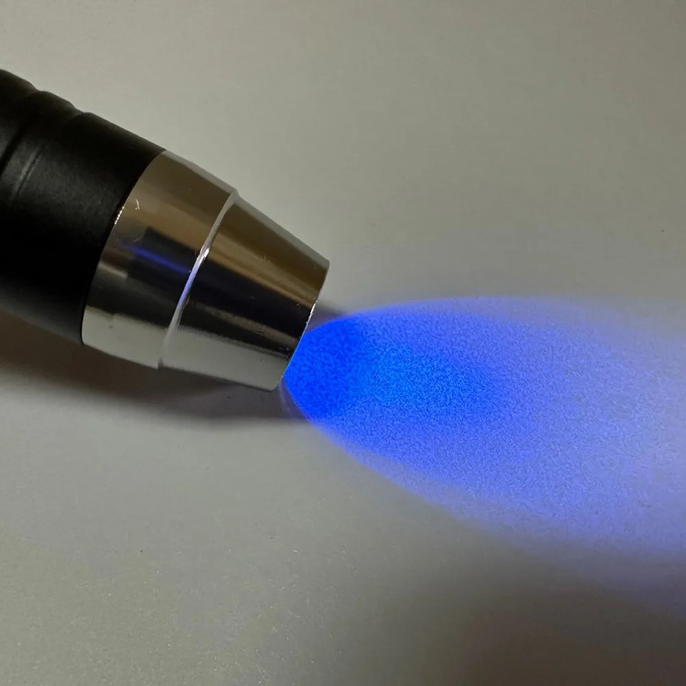 Shortwave 254nm UVC LED Flashlight SW UV Torch Lamp Fluorescent Minerals Phosphor with ZWB3 Optical Filter