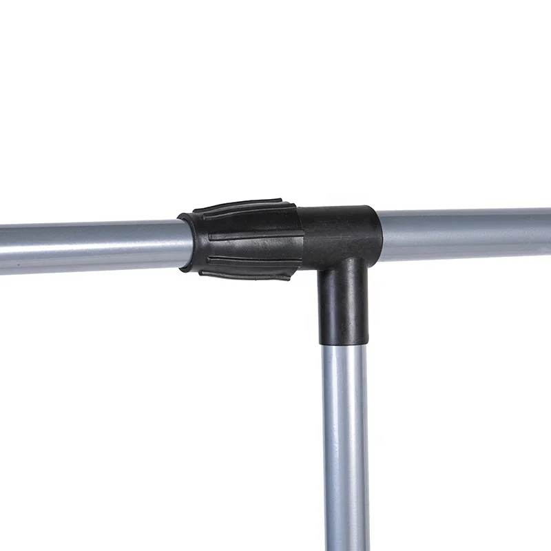 Rolling Clothes Rack Garment Rack With Wheels Single Rail Clothes Rack