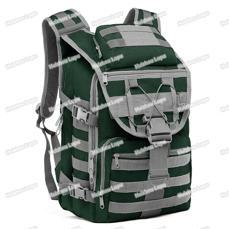 Custom Logo Waterproof Sports Hiking Travel Tactical Molle Cordura Fitness Athlete 35L Gym Backpack