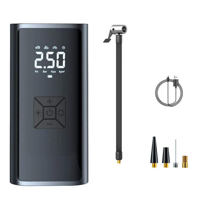 Inflate the tires Cordless Mini Car Tire Digital Inflator Air Compressor 7.4V Auto Inflatable Electric Tire Display Inflator