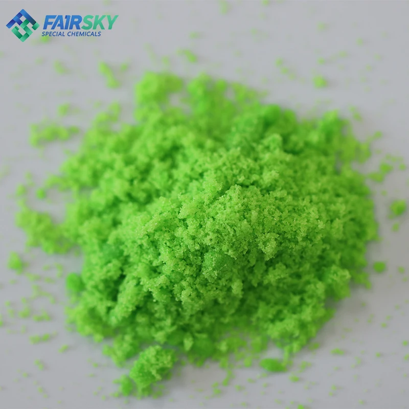 Industrial Grade Nickel Chloride Hexahydrate Ni24% Nicl2 CAS:1191-20-0 with best price