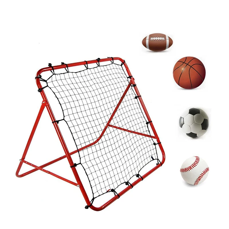 Adjustable Steel Tube Football Training Equipment Rebounder Target Goal Net for Soccer Training