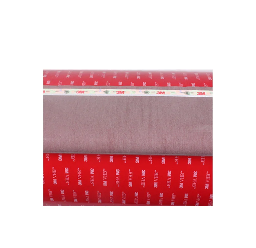 
GT7112 Ultra Thin High Tack 2 Face Acrylic Adhesive Tape Transparent Industrial Flame Retardant Double Sided Pet Film foam Tape 