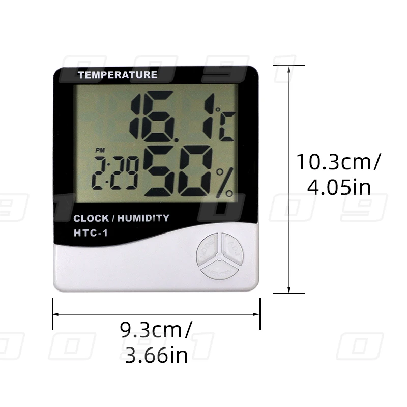 OEM ODM Clock Electronic Room Display Sensor MINI Thermometer Hygrometer Humidity Temperature Digital Indoor Meter Lcd Outdoor