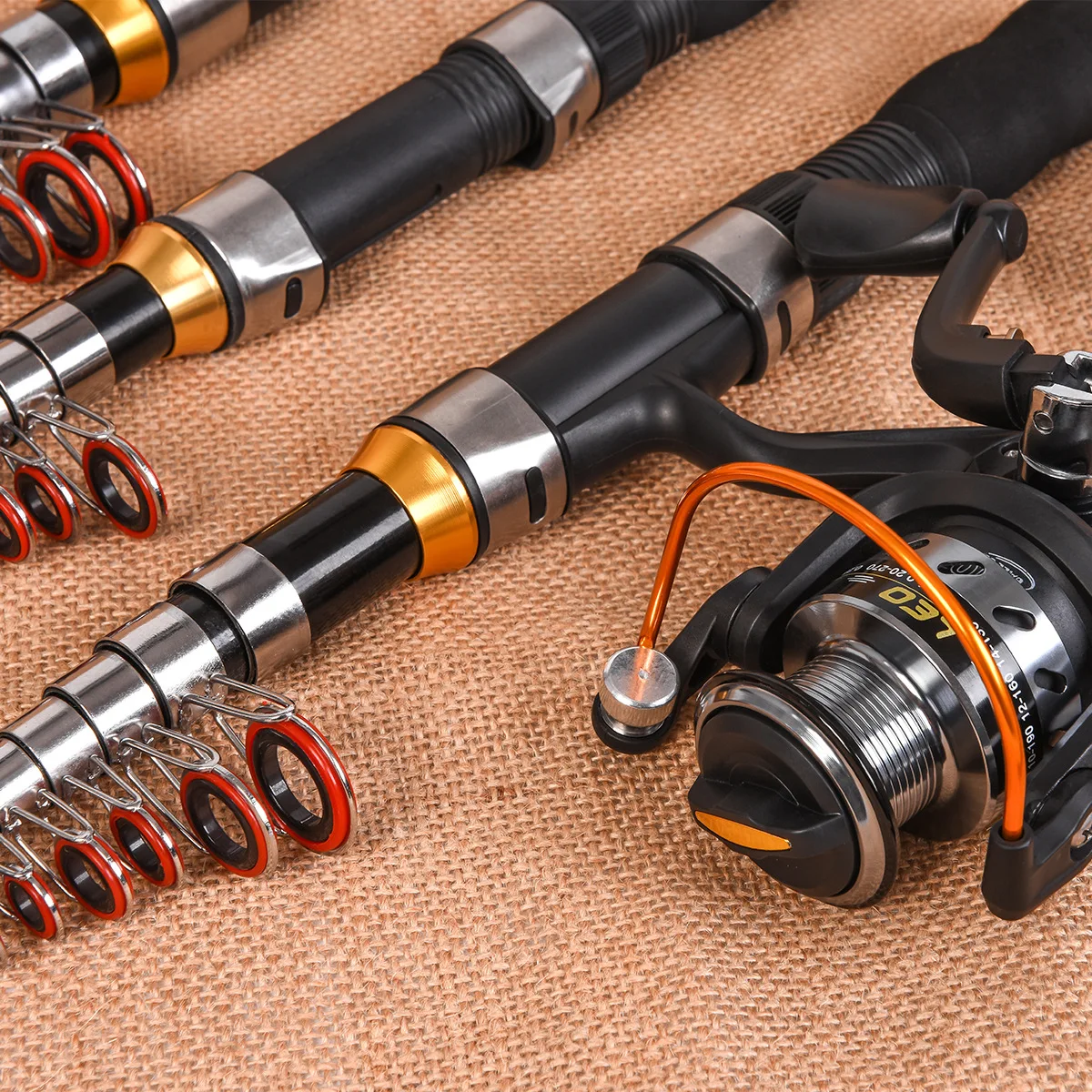 Hot Sale 1.2M 1.5M 1.8M 2.1M Glass Fiber Fishing Rod, Sea And Freshwater Fishing Rod