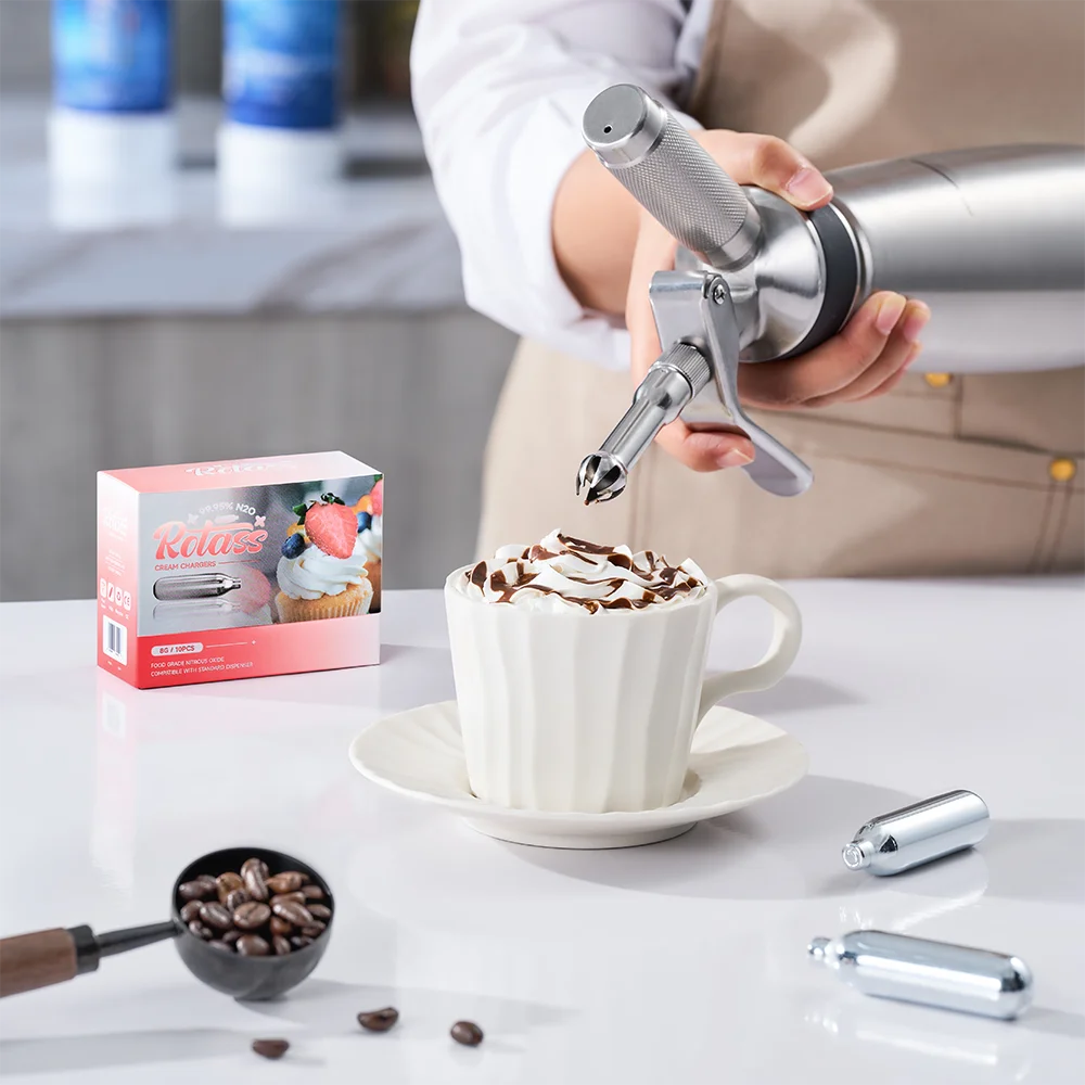 Rotass bulk buy 8g cream charger 10 24 50 pc whipping cream