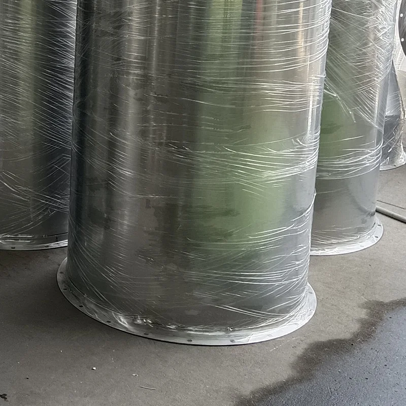 Manufacturers direct sales galvanized round flanged air pipe fittings connector For  in industry