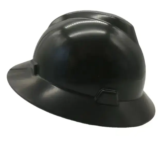 Custom Logo Different Color Hard Hat With Breathable And Comfortable Adjustable HDPE Shell Full Brim Safety Hard Hat
