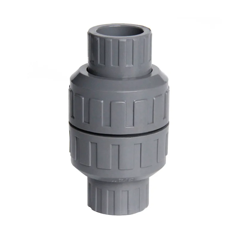 High Quality PVC 20mm 1/2' Socket PVC Pipe Swing Check Valve