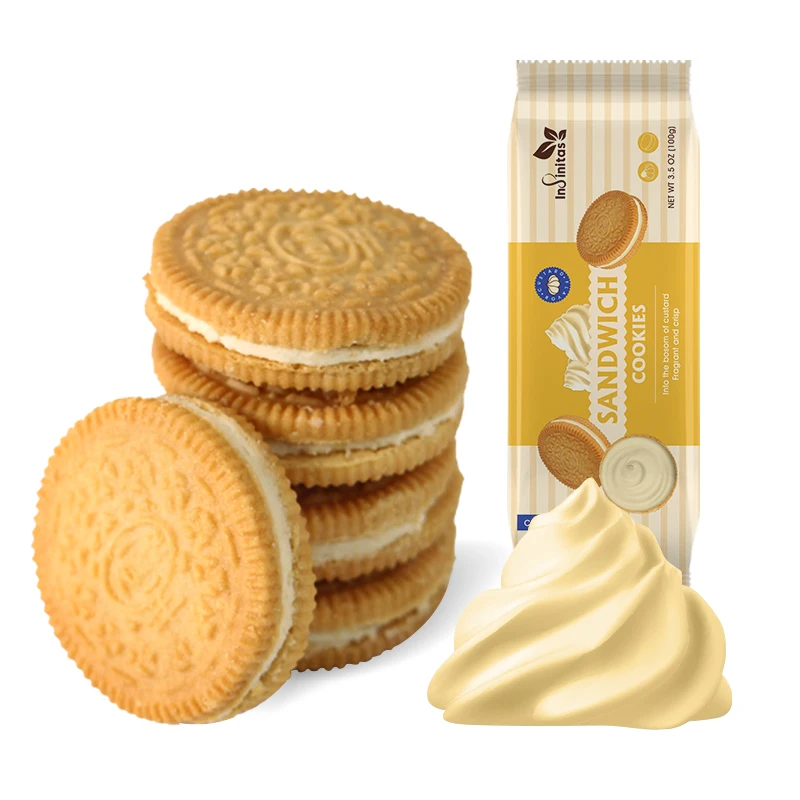 High quality sweet Sandwich cookies Cheese Sandwich Biscuits