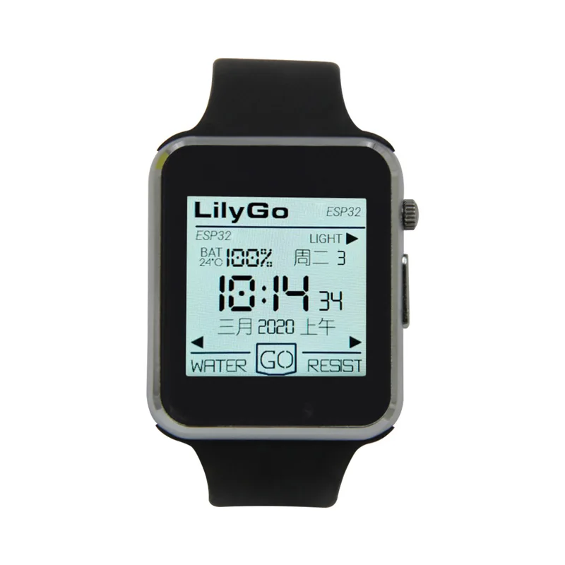 TTGO T-Watch-2020 Programmable Wearable Environmental Interaction ESP32 with 1.54 Inch Touch Display