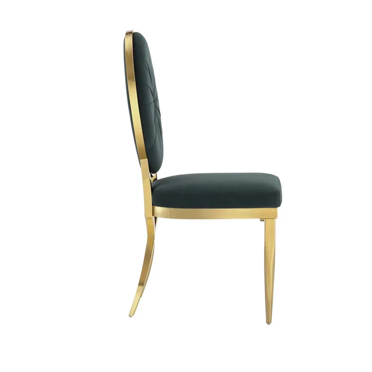 Factory Price Hot Sale Gold Cross Legs Stainless Steel Event Chairs For Wedding