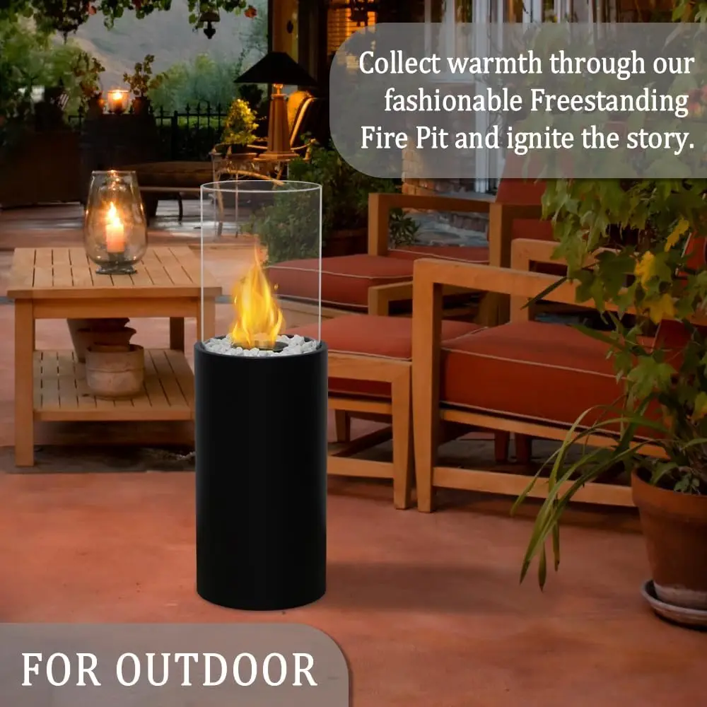 Outdoor Indoor Large Clean Burning Fireplace Bio Ethanol Fireplace Freestanding Fire Bowl Pot