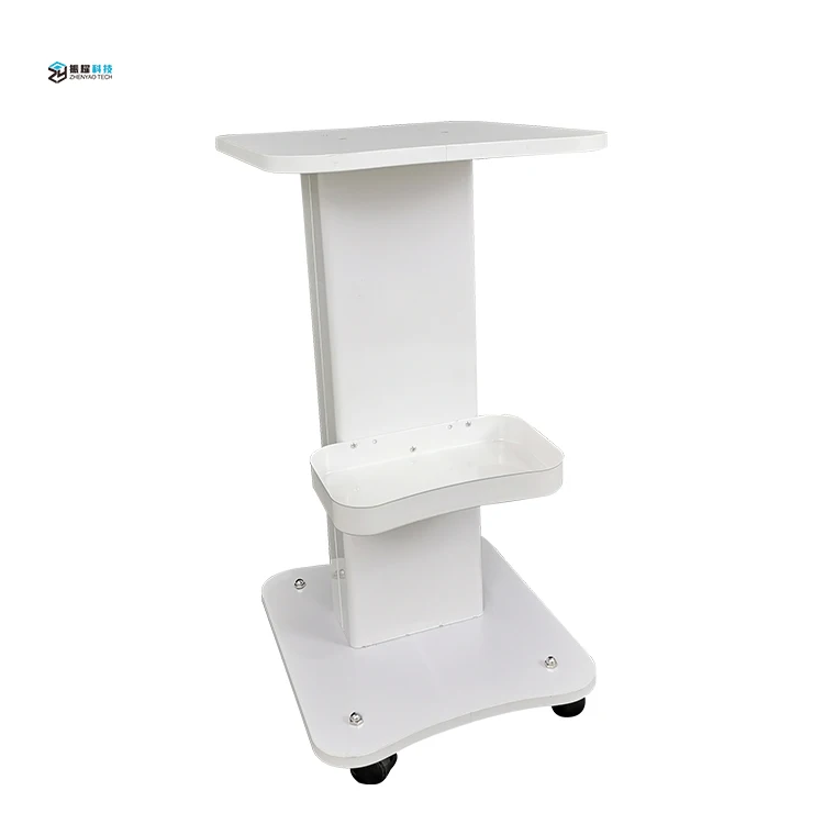 Customized Wholesale Hairdressing Furniture Equipment White Rolling Salon Trolley Cart
