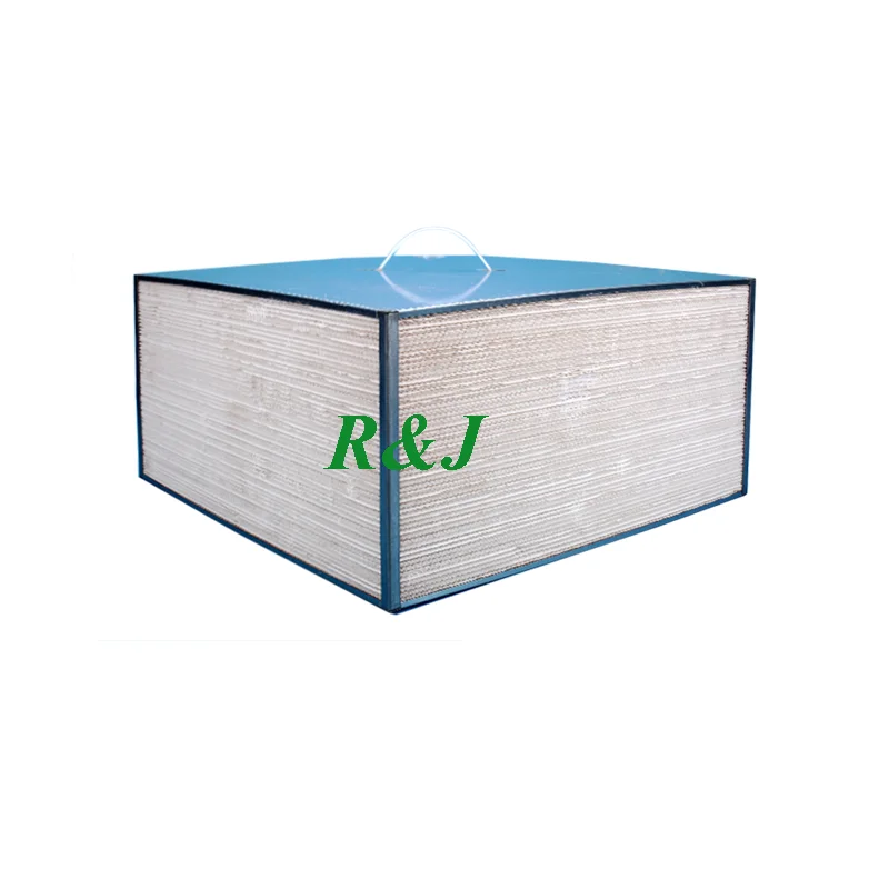 Рекуперационный теплообменник с полным теплообменным сердечником