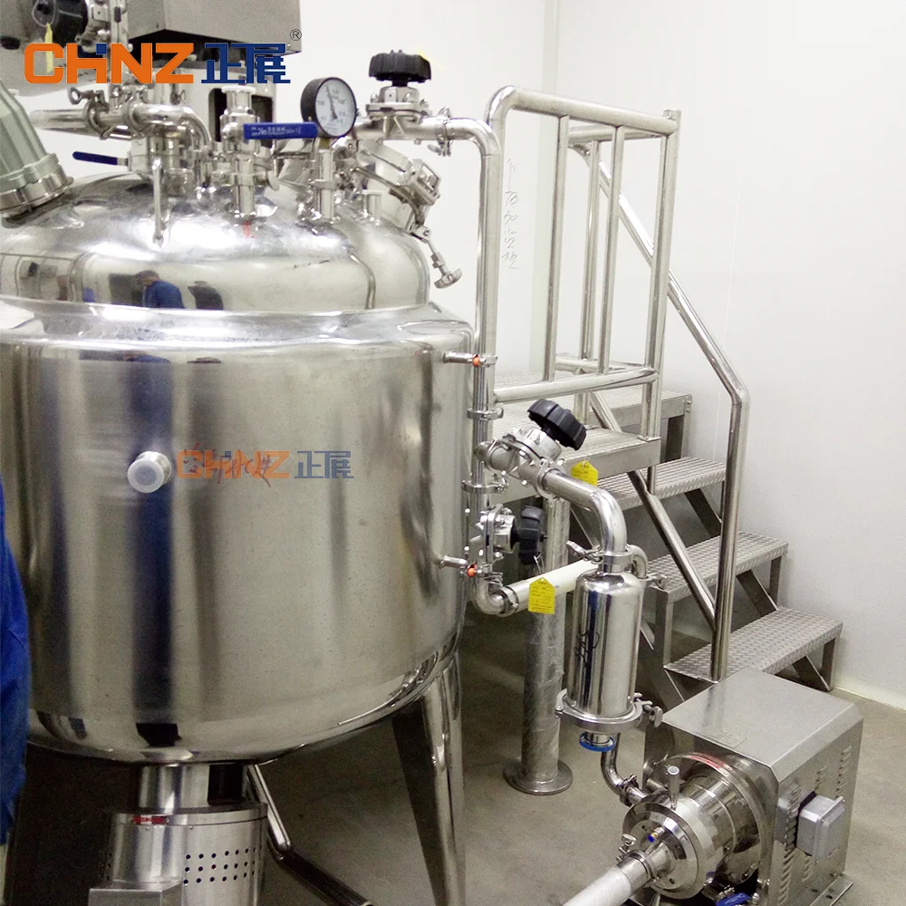 Cosmetic emulsion cream cream emulsifying homogenizer mixing tank high shear homogenizer soap liquid mixing equipment