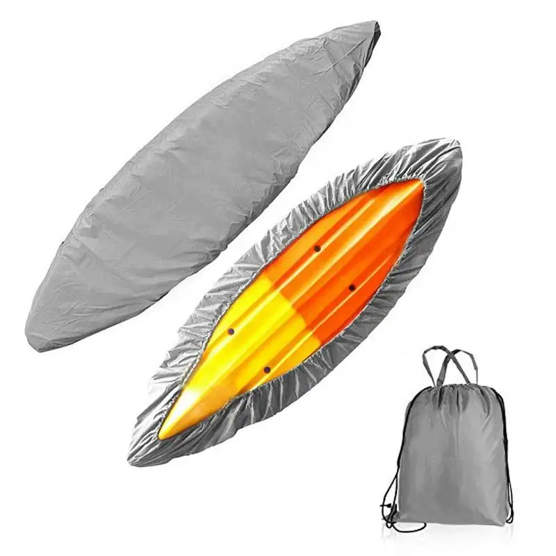 Customized Waterproof Popular Design Boat Kayak Cover Canoe Dust Rain Fishing Boat Kayak Cover