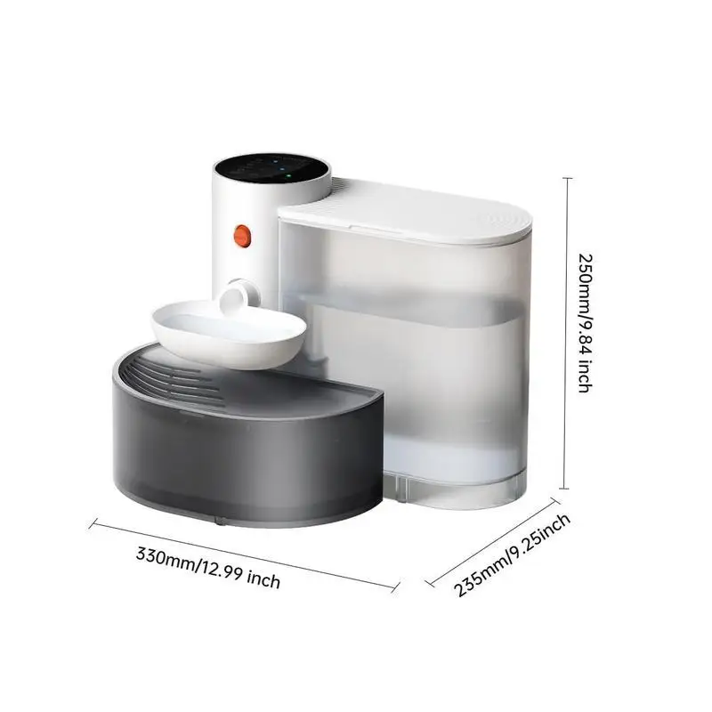 Petgravity Wireless cat and dog water dispenser clean and dirty separation, self-cleaning, no circulating water