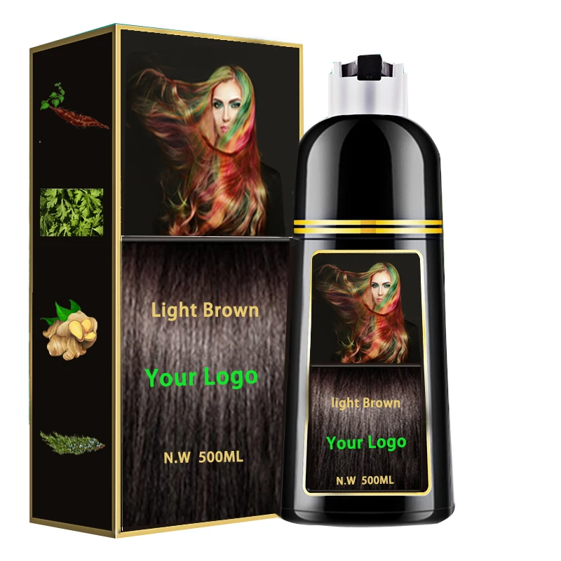 Zhiranmei Fast Shipping 5minutes Color  Herbal Wholesale Permanent Light Brown For Men And Women