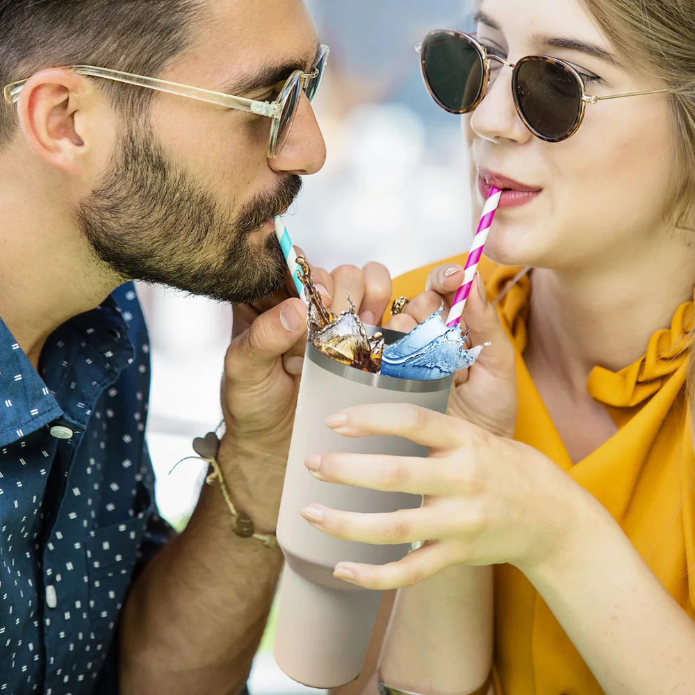 Inner Cup Section Tray for Stanley Tumbler 40oz Dual-sided Drink Cup Inner Tray enjoy Two Drinks silicone stanley cup divider