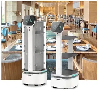 2024 Artificial Intelligence Hospital Autonomous Mobile Service Robot Restaurant Delivery AI Robot Service Robot Intelligent