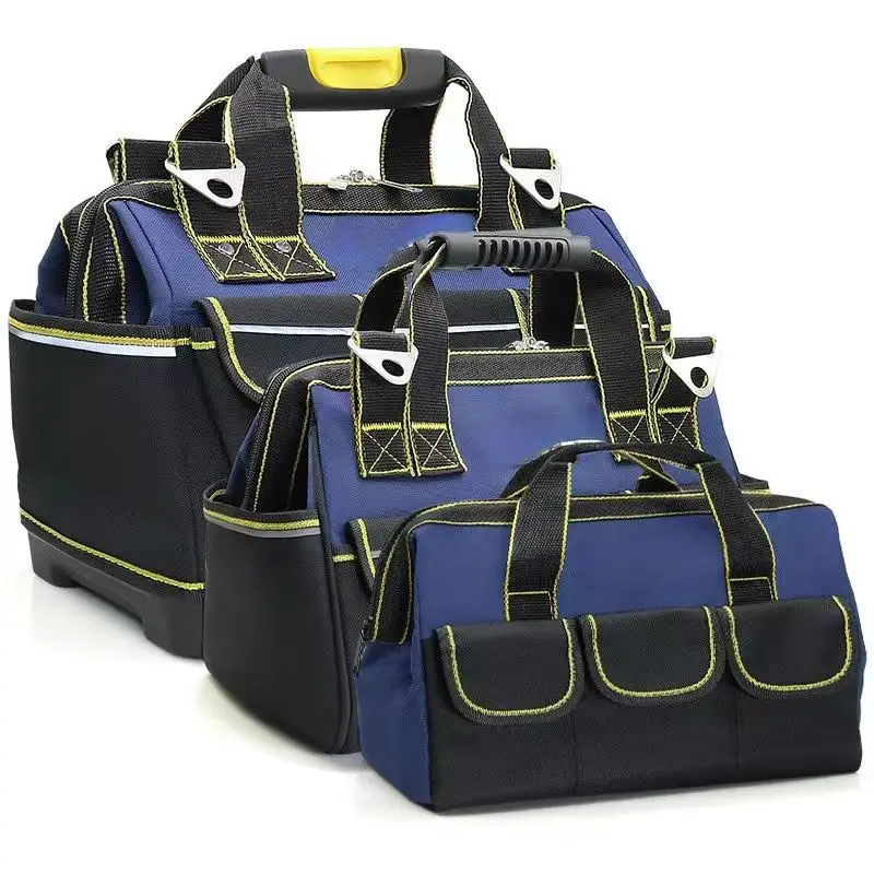 Large Capacity Durable Tool Bag Backpacks Heavy Duty Electrician Rolling Tool Carrier Bag Electrician Kit Tools Backpack