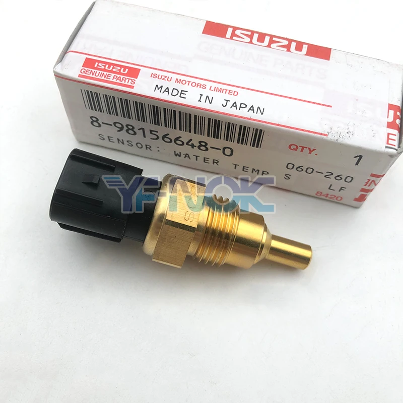ZX200-3 ZX330-3 ZX240-3 ZX270-3 4HK1 6HK1 ISUZU Engine Water Temperature Sensor 8981566480 8-98156648-0