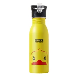 FX Water Bottle Lovely for Children 304 Stainless Steel Sports Kettle 500ml Outdoor Portable Sports Cup