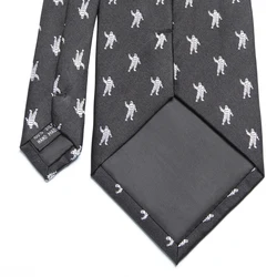 custom company group brand logo mens business formal ascot neckties silk hand made black neck ties 8cm gravata for men