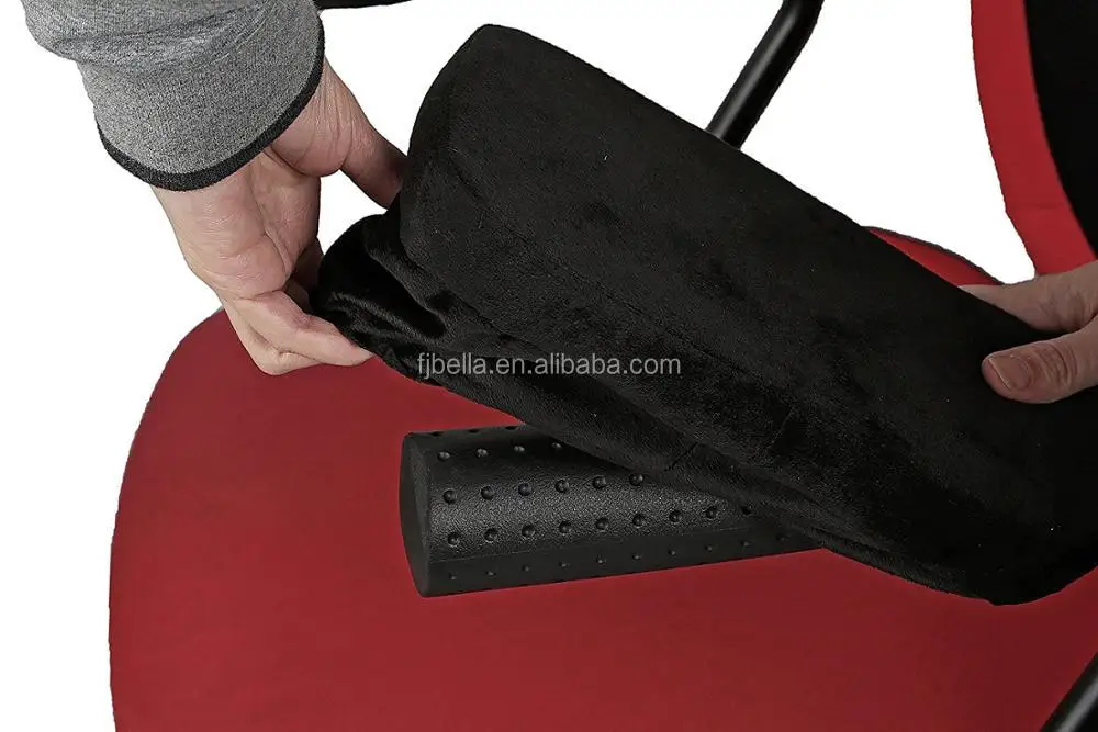 Optima memory foam Universal office Chair Armrest pads for office, home and wheel chair armrest, black