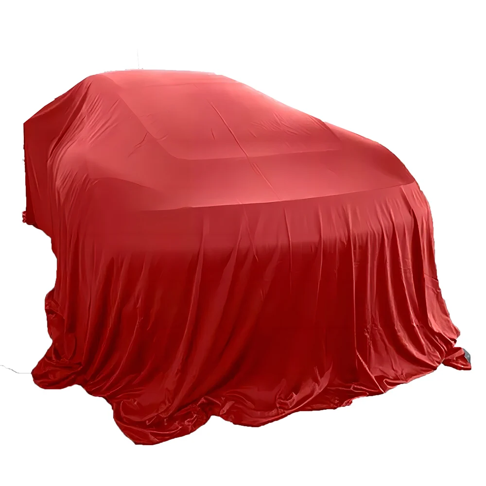 Hot selling Universal Car Reveal Cover Soft Launch  Dust Presentation Showroom Reveal Cover Dealer HandoverR