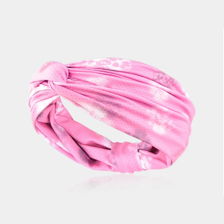 Ready to ship multi purpose ladies elastic embroidery hairband girls