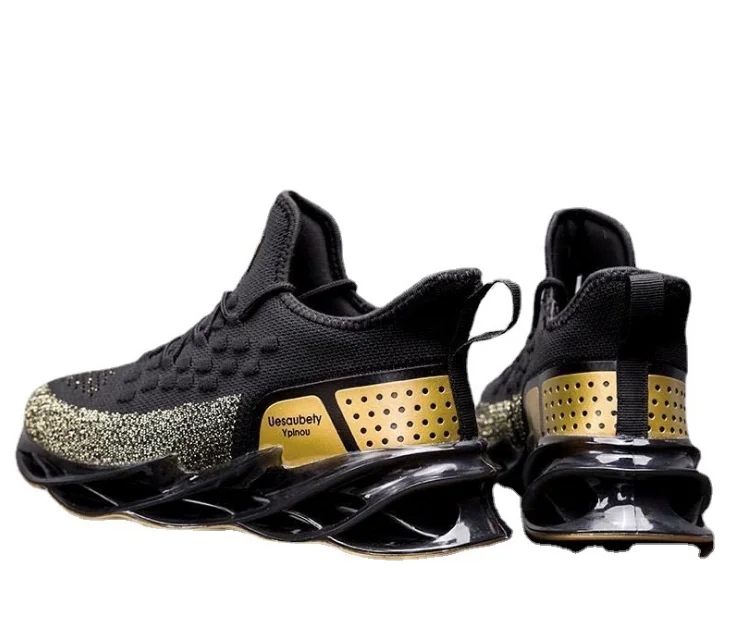 2021 spring new sports and leisure running shoes trendy breathable flying woven travel male xm28