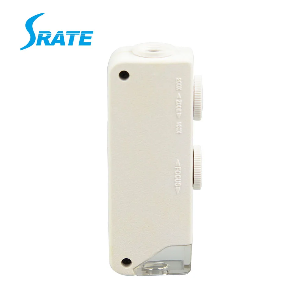 160X-200X Pocket Zoom Microscopes digital with LED Light