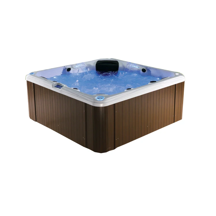 С подсветкой, садовая гидромассажная Ванна, семейная уличная массажная ванна для 8 человек, б/у гидромассажная Ванна