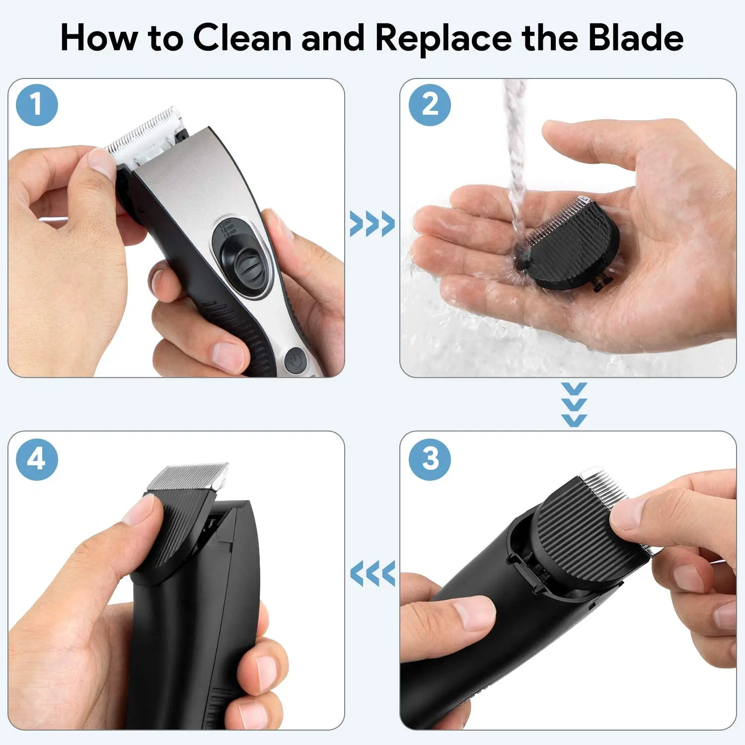 Rechargeable Low noise Pet Hair Clipper Sheep Dog Hair Cutting Machine With Comb Replacement