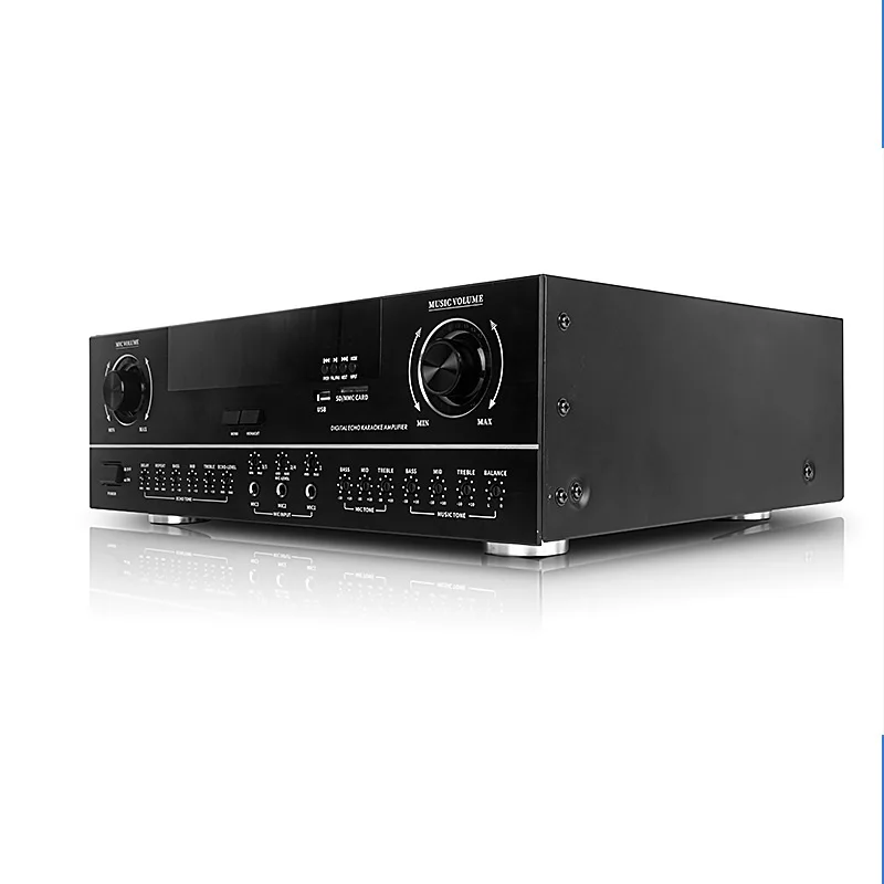 Комбинированный предусилитель HUAIN KTV Audio 2*350 Вт с постоянным сопротивлением
