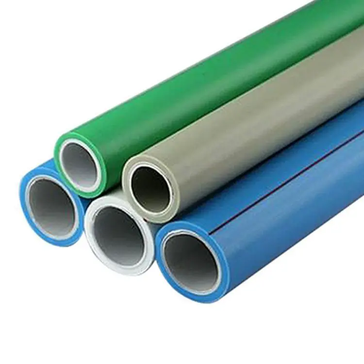all size of ppr pipe ppr fiber-glass composite price list ppr fittings brown color pipe