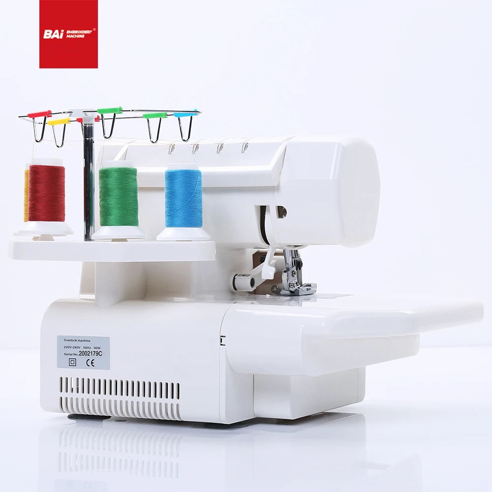 BAI home use flat sewing machine overlock for four thread