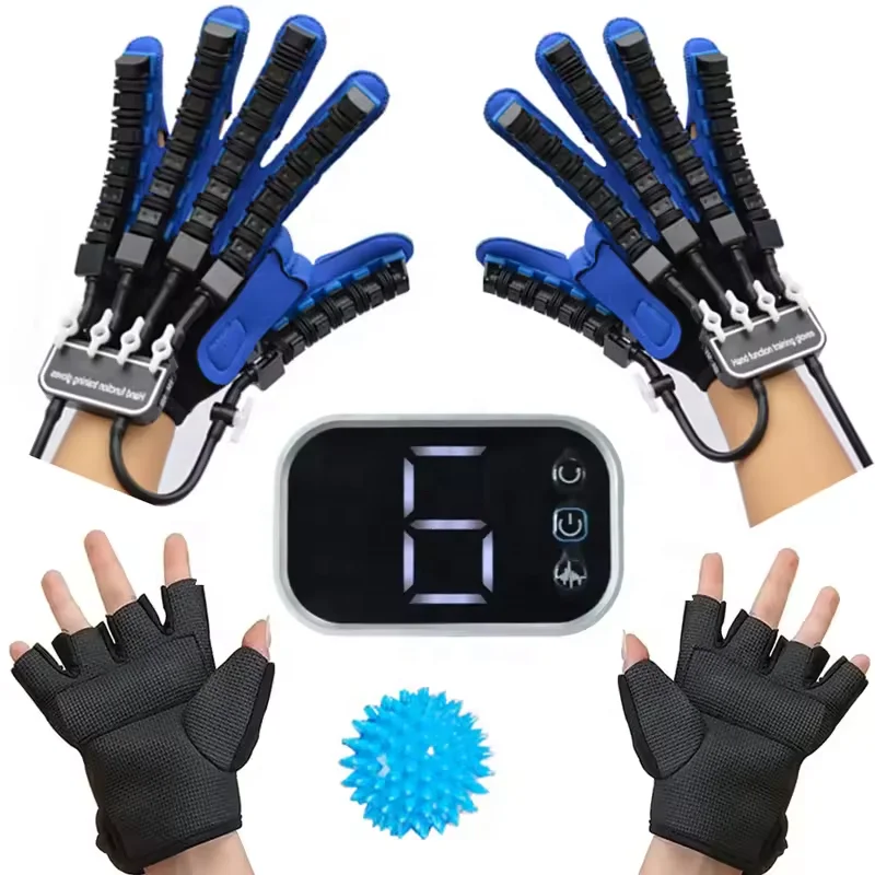 new products medical Hand rehabilitation robot gloves Intelligent Massage Gloves Finger Trainer Hand Exercise