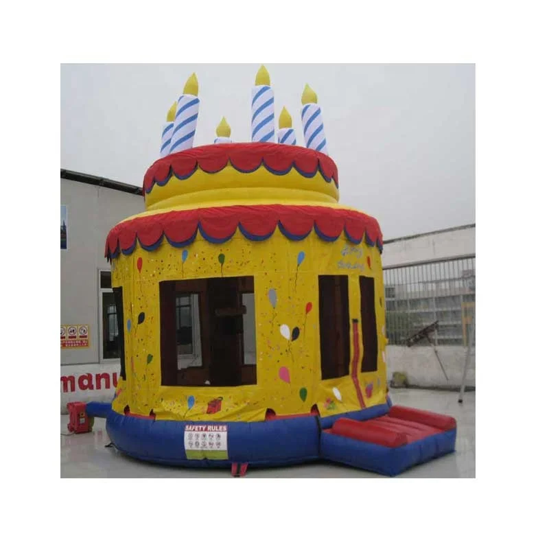 Надувной домик-батут для торта на день рождения, надувной батут из ПВХ для прыжков