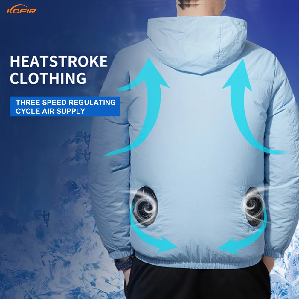 Летняя охлаждающая одежда для кондиционирования воздуха, одежда, одежда для уличной защиты от солнца, одежда с Usb-разъемом с вентилятором