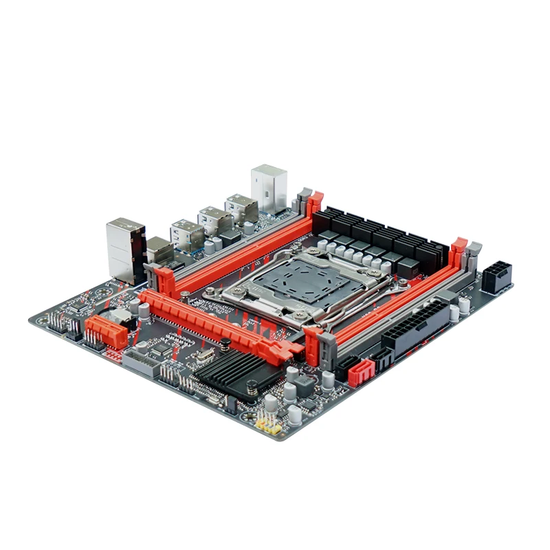 Материнская плата для настольных ПК HM55 набор микросхем каналов DDR3 Intel Xeon E5 LGA2011-3 процессор материнская