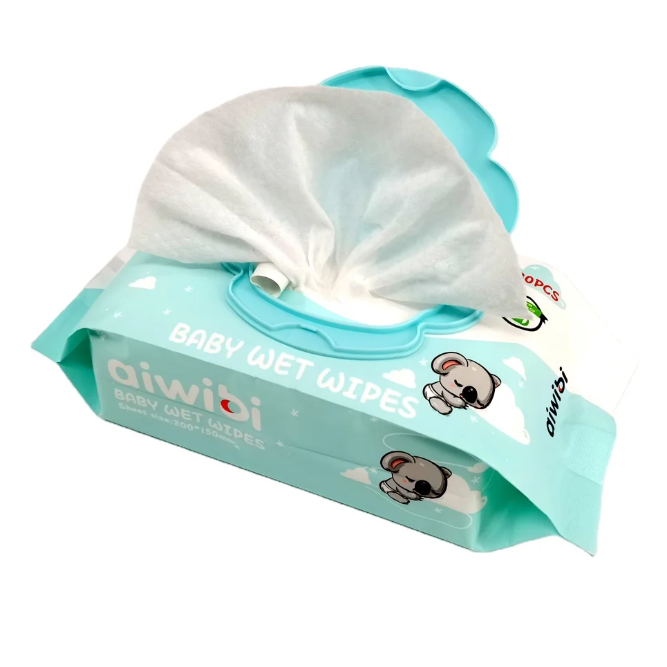 Water Tissue Paper Clean Baby Wet Wipe for Hand and Face Unscented Baby Wet Wipes For Sensitive Baby